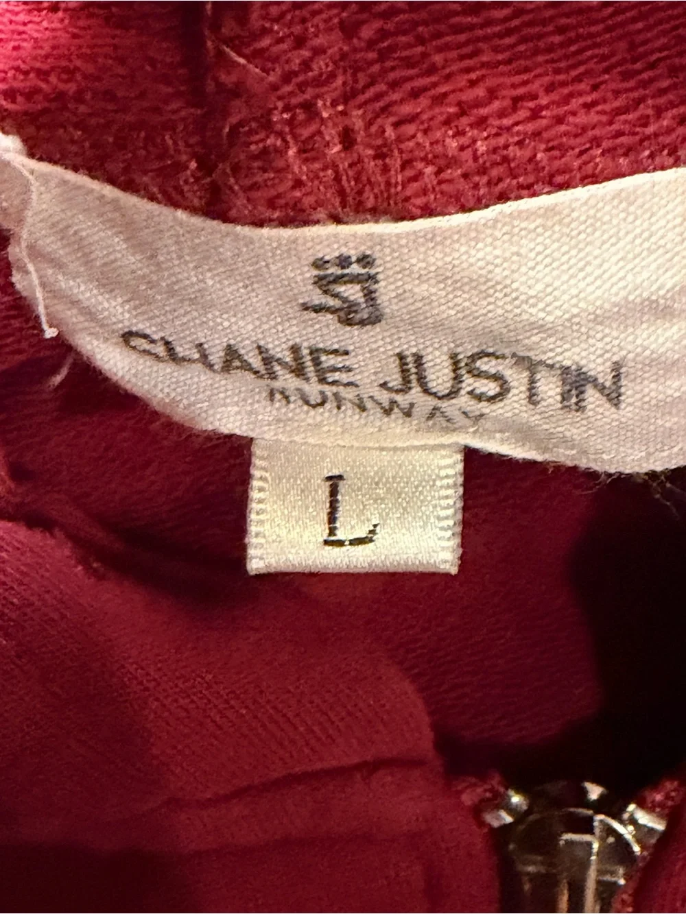 Shane Justin Women’s Red Zip-Up track suit